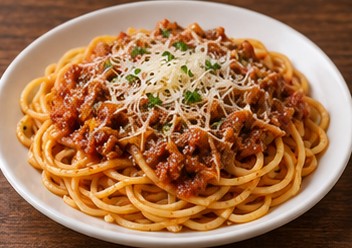 Ilustracja poglądowa: Spaghetti bolognese